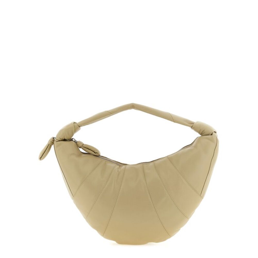 Lemaire Beige Lamb Leather Shoulder Women's Bag